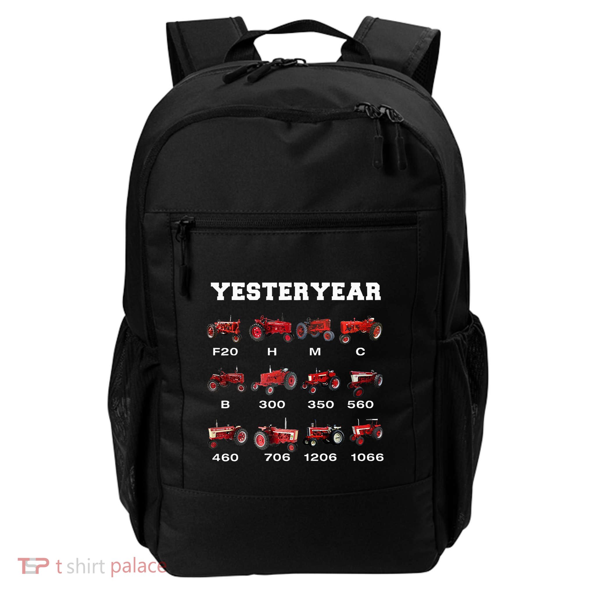 Vintage Tractor Yesteryear Farmer Gift Backpack