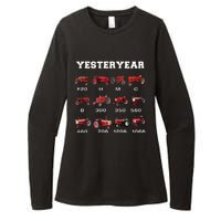 Vintage Tractor Yesteryear Farmer Gift Womens CVC Long Sleeve Shirt