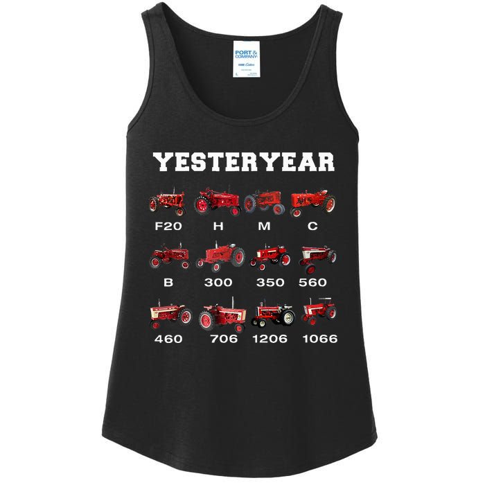 Vintage Tractor Yesteryear Farmer Gift Ladies Essential Tank