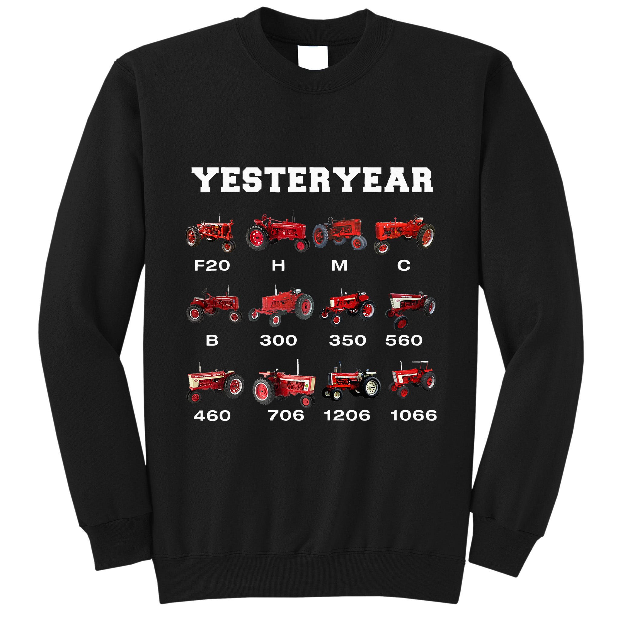 Vintage Tractor Yesteryear Farmer Gift Tall Sweatshirt