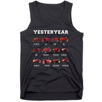 Vintage Tractor Yesteryear Farmer Gift Tank Top