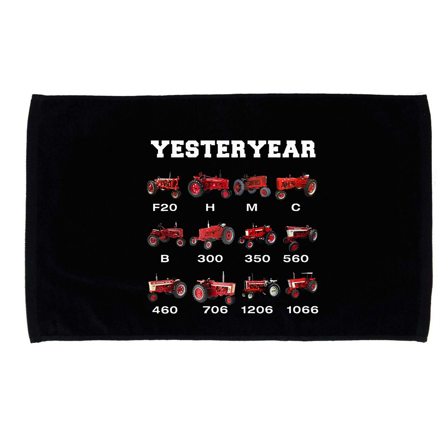 Vintage Tractor Yesteryear Farmer Gift Microfiber Hand Towel