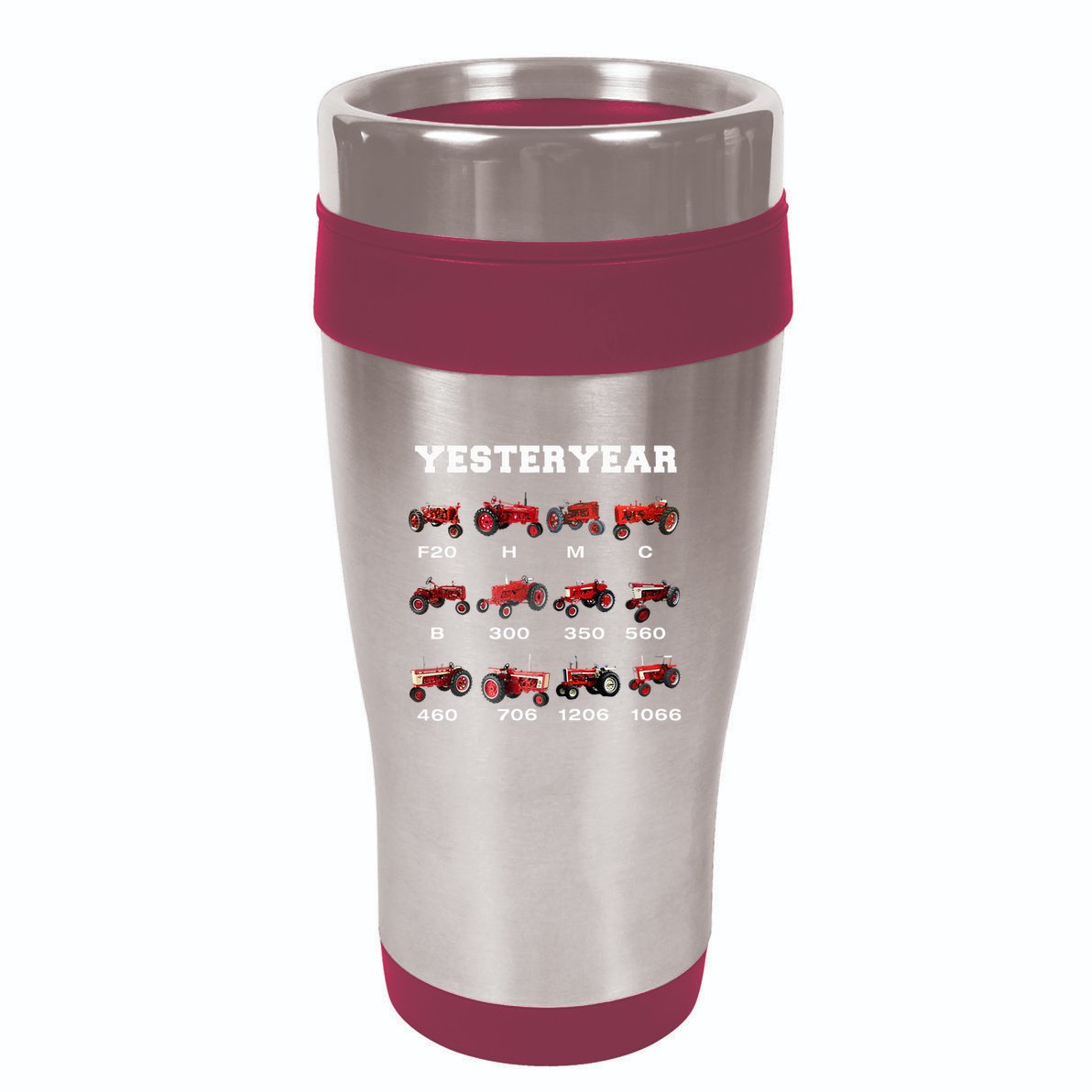 Vintage Tractor Yesteryear Farmer Gift 16oz Travel Tumbler