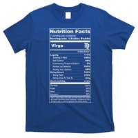 Virgo Tee Zodiac Sign Nutrition Facts Gift T-Shirt