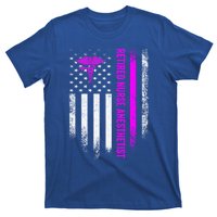 Vintage Usa American Flag Proud Retired Na Nurse Anesthetist Cute Gift T-Shirt