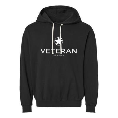 Veteran U.S A.R.M.Y Veteran Modern Garment-Dyed Fleece Hoodie