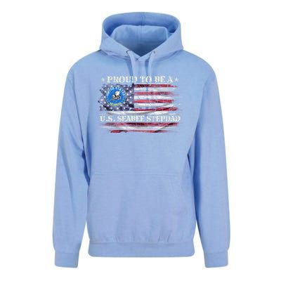 Vintage Usa American Flag Proud To Be A Us Seabee Stepdad Meaningful Gift Unisex Surf Hoodie