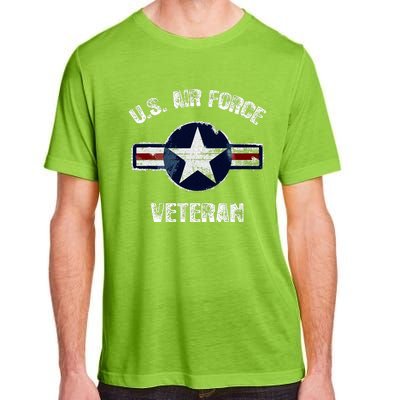 Vintage US Air Force Veteran Vintage USAF Veteran  Adult ChromaSoft Performance T-Shirt