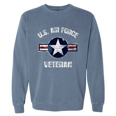 Vintage US Air Force Veteran Vintage USAF Veteran  Garment-Dyed Sweatshirt