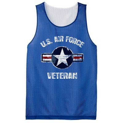 Vintage US Air Force Veteran Vintage USAF Veteran  Mesh Reversible Basketball Jersey Tank