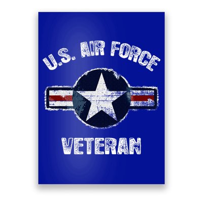 Vintage US Air Force Veteran Vintage USAF Veteran  Poster
