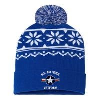 Vintage US Air Force Veteran Vintage USAF Veteran  USA-Made Snowflake Beanie