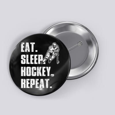 Vintage USA American Flag Ice Hockey Goalie Button