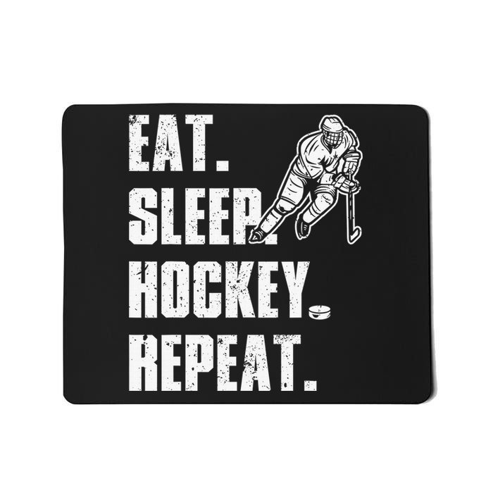 Vintage USA American Flag Ice Hockey Goalie Mousepad