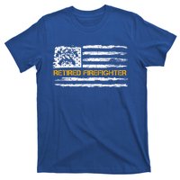 Vintage Usa American Flag Retired Firefighter Retiret Great Gift T-Shirt