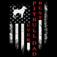 Vintage Usa American Flag Best Pit Bull Pitbull Dog Dad Ever Mug