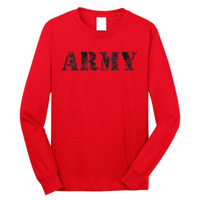 Vintage USA Army Military RED Friday Remember Retro Long Sleeve Shirt