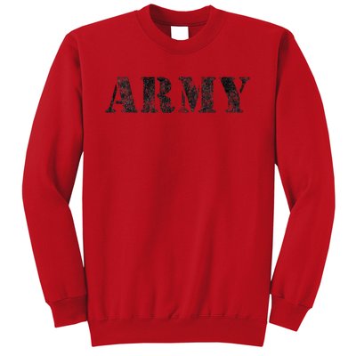 Vintage USA Army Military RED Friday Remember Retro Sweatshirt