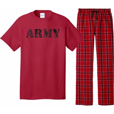 Vintage USA Army Military RED Friday Remember Retro Pajama Set