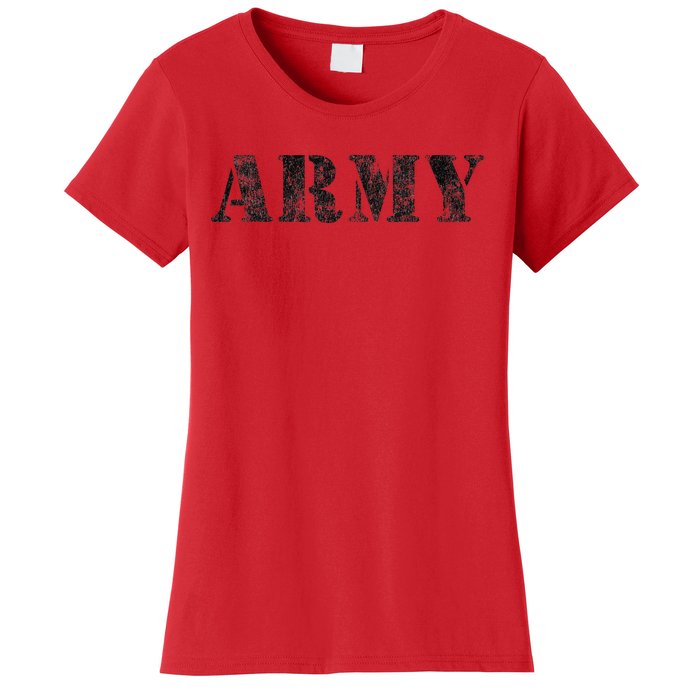 Vintage USA Army Military RED Friday Remember Retro Women's T-Shirt