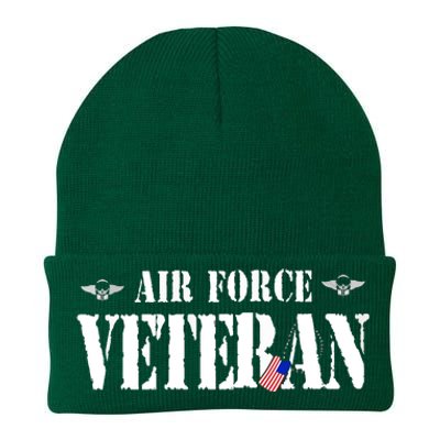 Veteran US Air Force American Flag Veterans Knit Cap Winter Beanie