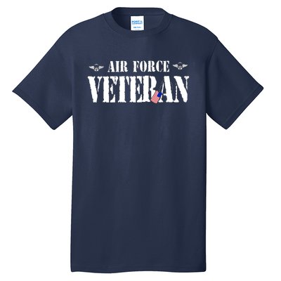 Veteran US Air Force American Flag Veterans Tall T-Shirt