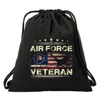 Veteran U.S A.Ir Force American Betsy Ross Flag Drawstring Bag