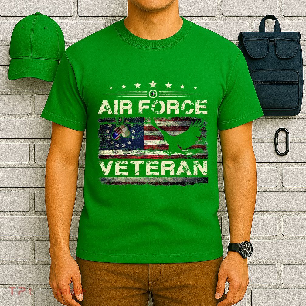 Veteran U.S A.Ir Force American Betsy Ross Flag T-Shirt