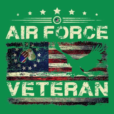 Veteran U.S A.Ir Force American Betsy Ross Flag T-Shirt