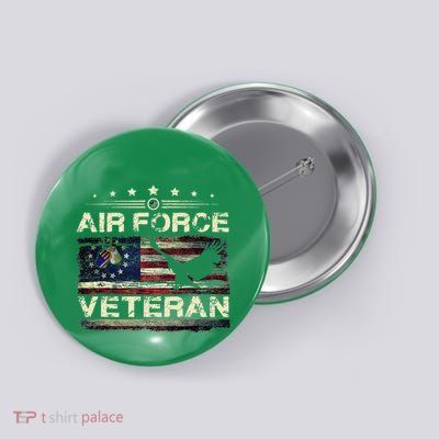 Veteran U.S A.Ir Force American Betsy Ross Flag Button