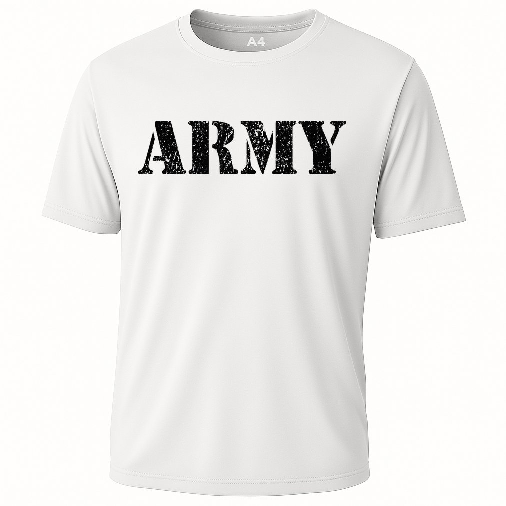 Vintage Usa Army I Military Green Cooling Performance Crew T-Shirt