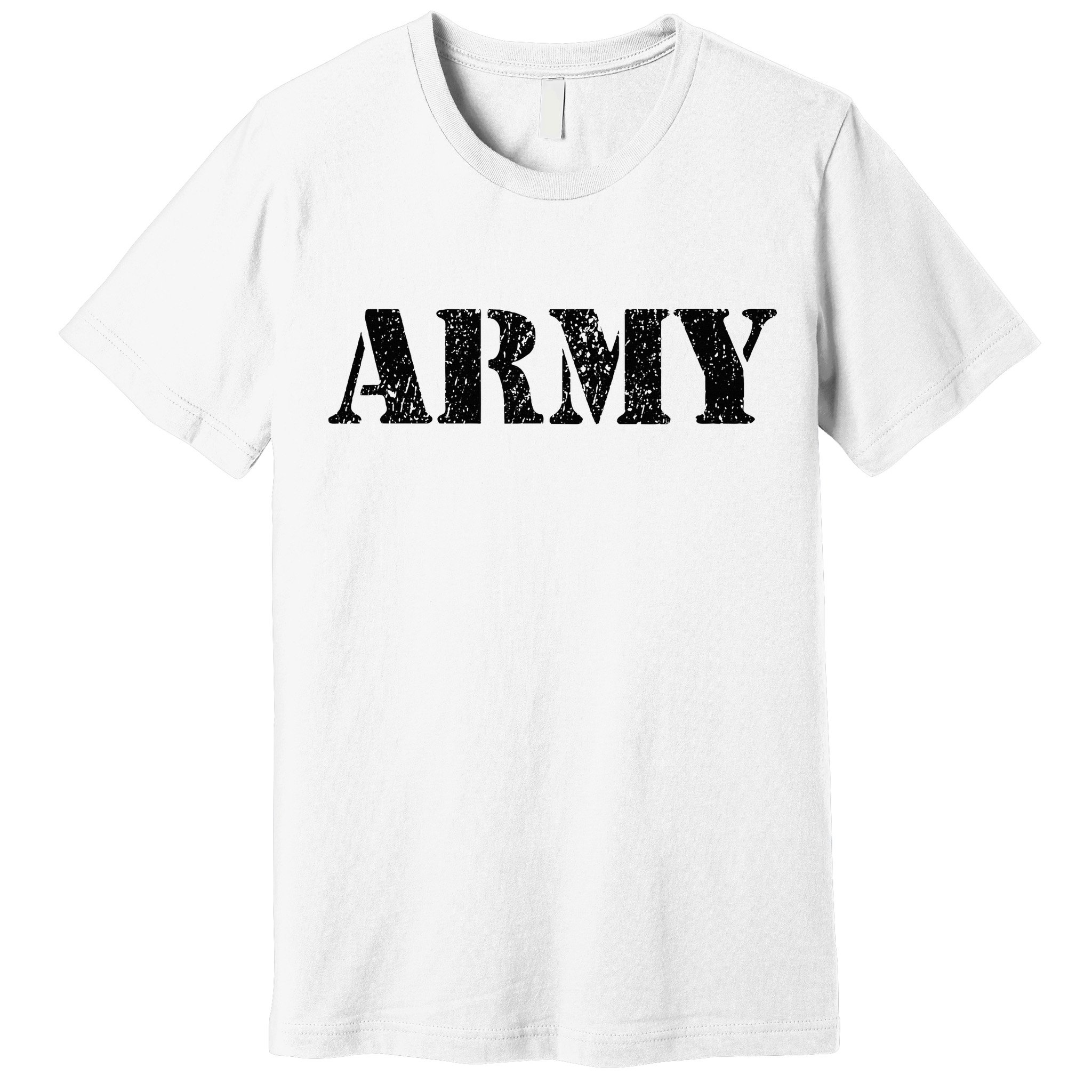 Vintage Usa Army I Military Green Premium T-Shirt