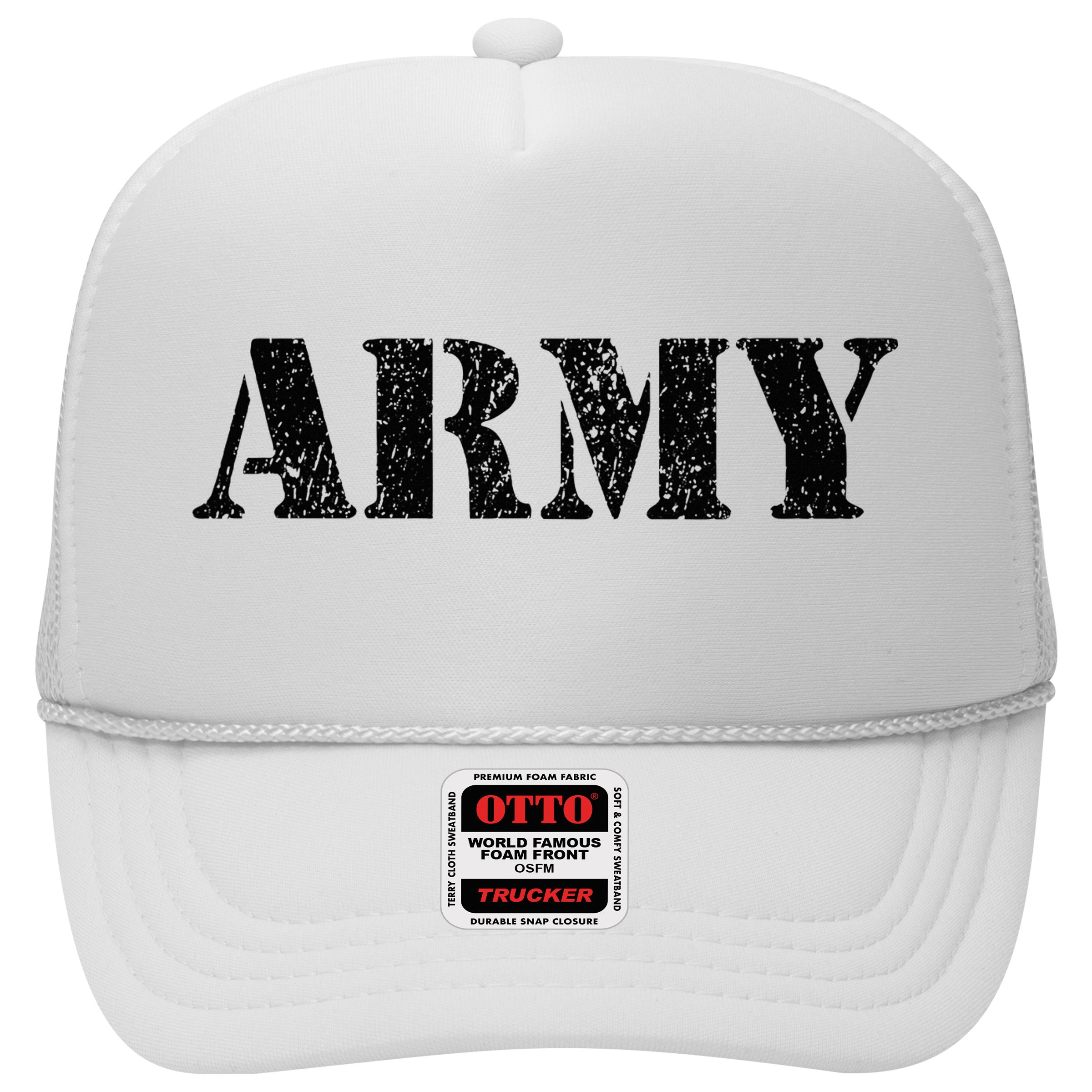 Vintage Usa Army I Military Green Hat