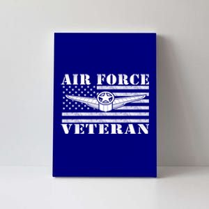 Veteran Us Air Force Gift American Flag Veterans Top Meaningful Gift Canvas