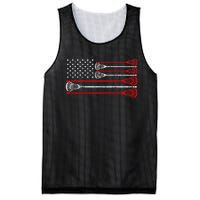 Vintage Usa American Flag Lacrosse Player Lover Mesh Reversible Basketball Jersey Tank