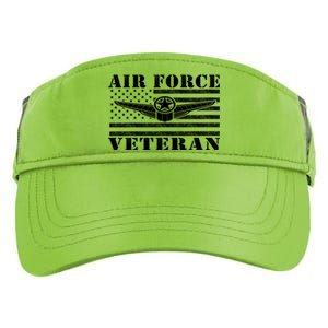 Veteran Us Air Force Meaningful Gift American Flag Veterans Top Gift Adult Drive Performance Visor