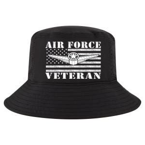 Veteran Us Air Force Meaningful Gift American Flag Veterans Top Gift Cool Comfort Performance Bucket Hat