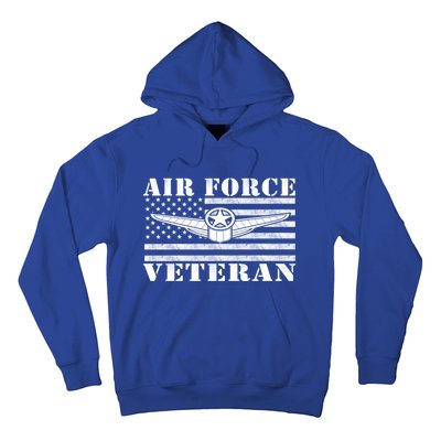 Veteran Us Air Force Gift American Flag Veterans Top Cool Gift Hoodie