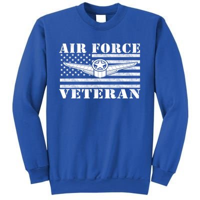 Veteran Us Air Force Gift American Flag Veterans Top Cool Gift Sweatshirt