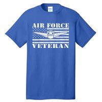 Veteran Us Air Force Gift American Flag Veterans Top Cool Gift Tall T-Shirt