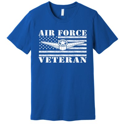 Veteran Us Air Force Gift American Flag Veterans Top Cool Gift Premium T-Shirt