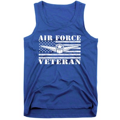 Veteran Us Air Force Gift American Flag Veterans Top Cool Gift Tank Top