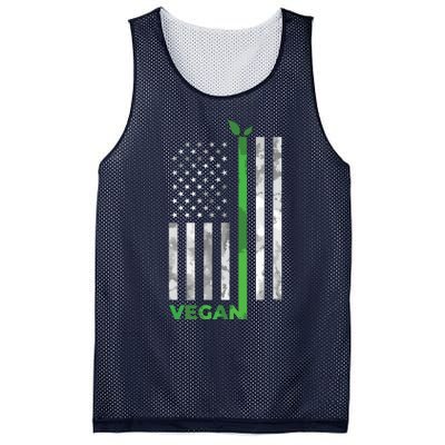 Vegan Usa American Flag Vegetarian Farming Mesh Reversible Basketball Jersey Tank