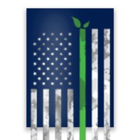 Vegan Usa American Flag Vegetarian Farming Poster