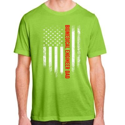 Vintage Us American Flag Biomedical Engineer Dad Engineering Gift Adult ChromaSoft Performance T-Shirt