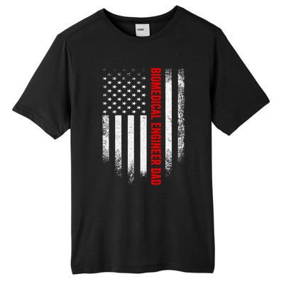 Vintage Us American Flag Biomedical Engineer Dad Engineering Gift Tall Fusion ChromaSoft Performance T-Shirt