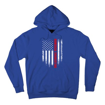 Vintage Us American Flag Biomedical Engineer Dad Engineering Gift Hoodie