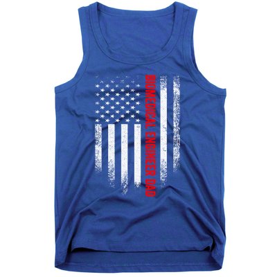 Vintage Us American Flag Biomedical Engineer Dad Engineering Gift Tank Top