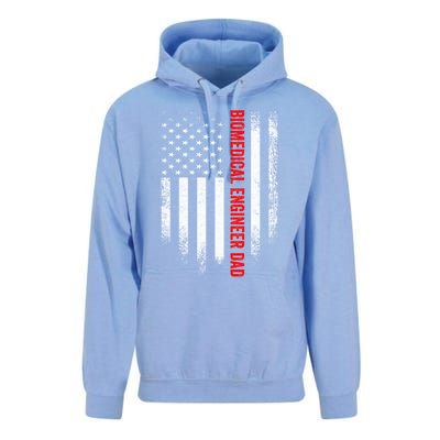 Vintage Us American Flag Biomedical Engineer Dad Engineering Gift Unisex Surf Hoodie