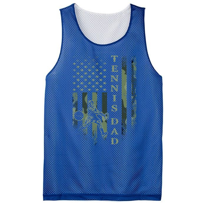 Vintage Usa American Camo Flag Proud Tennis Dad Silhouette Funny Gift Mesh Reversible Basketball Jersey Tank